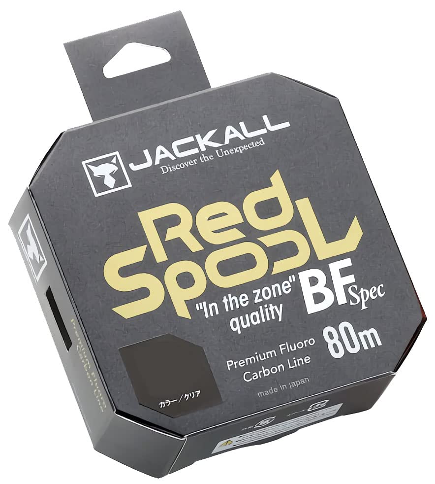 

JACKALL Fluoroline Red Spool BF SPEC 80m 8lb