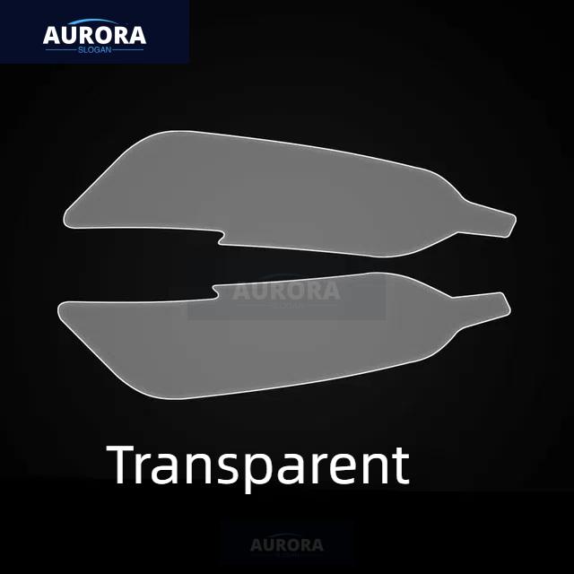 For VOLVO S60 20-22 B/C-Pillars,Headlights Transparent,Blackened TPU Protective Film Anti-scratch Repair Film Accessories Refit