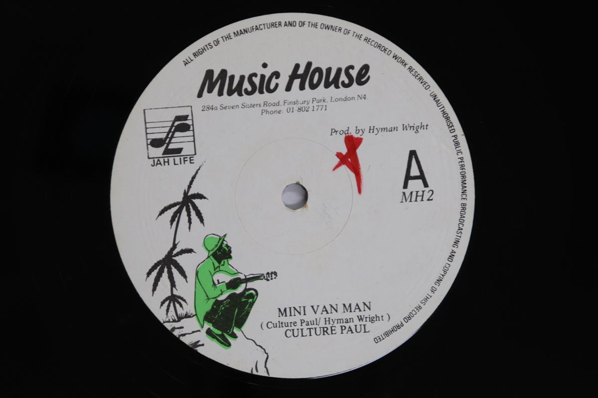 

12inch Record CULTURE PAUL Mini Van Man Easter Sunday Mornin MH2 MUSIC HOUSE UK Reggae Ska Dub Used
