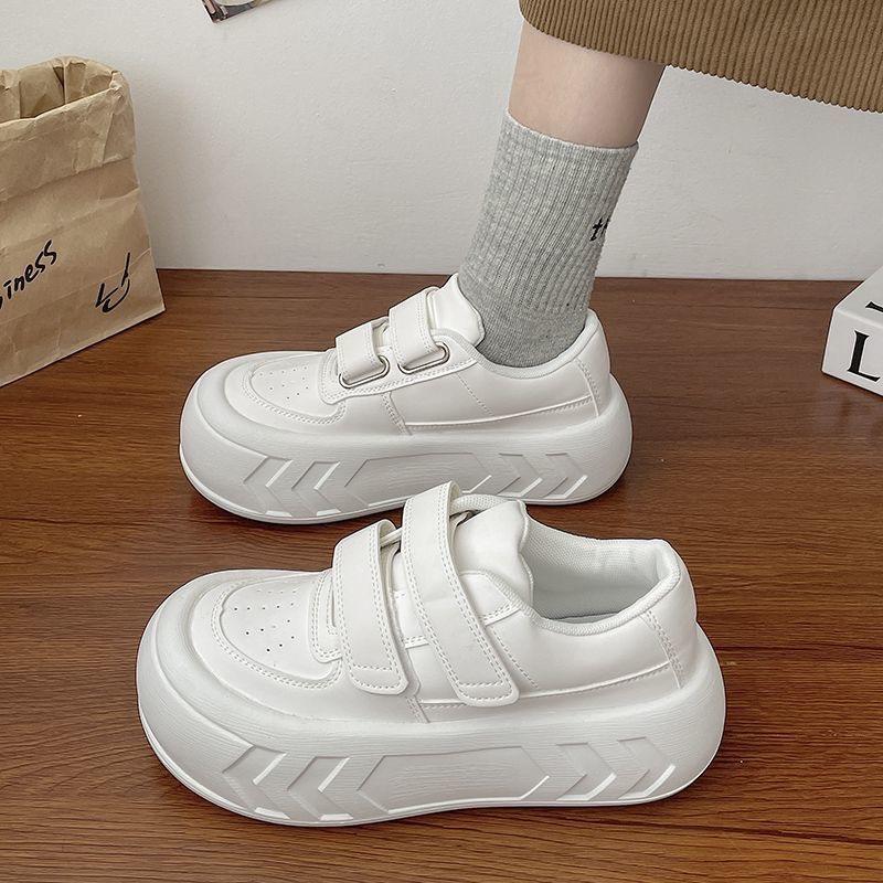 Thick-soled Velcro casual sneakers children's spring and summer 2026 new breadboard shoes