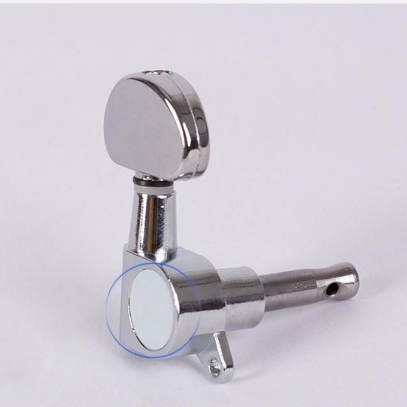6Pcs Metal Guitar Tunings Pegs 3L3R Machine Head String Tuners Tunings Key Replacement Acoustics Guitar Tuner Enduring