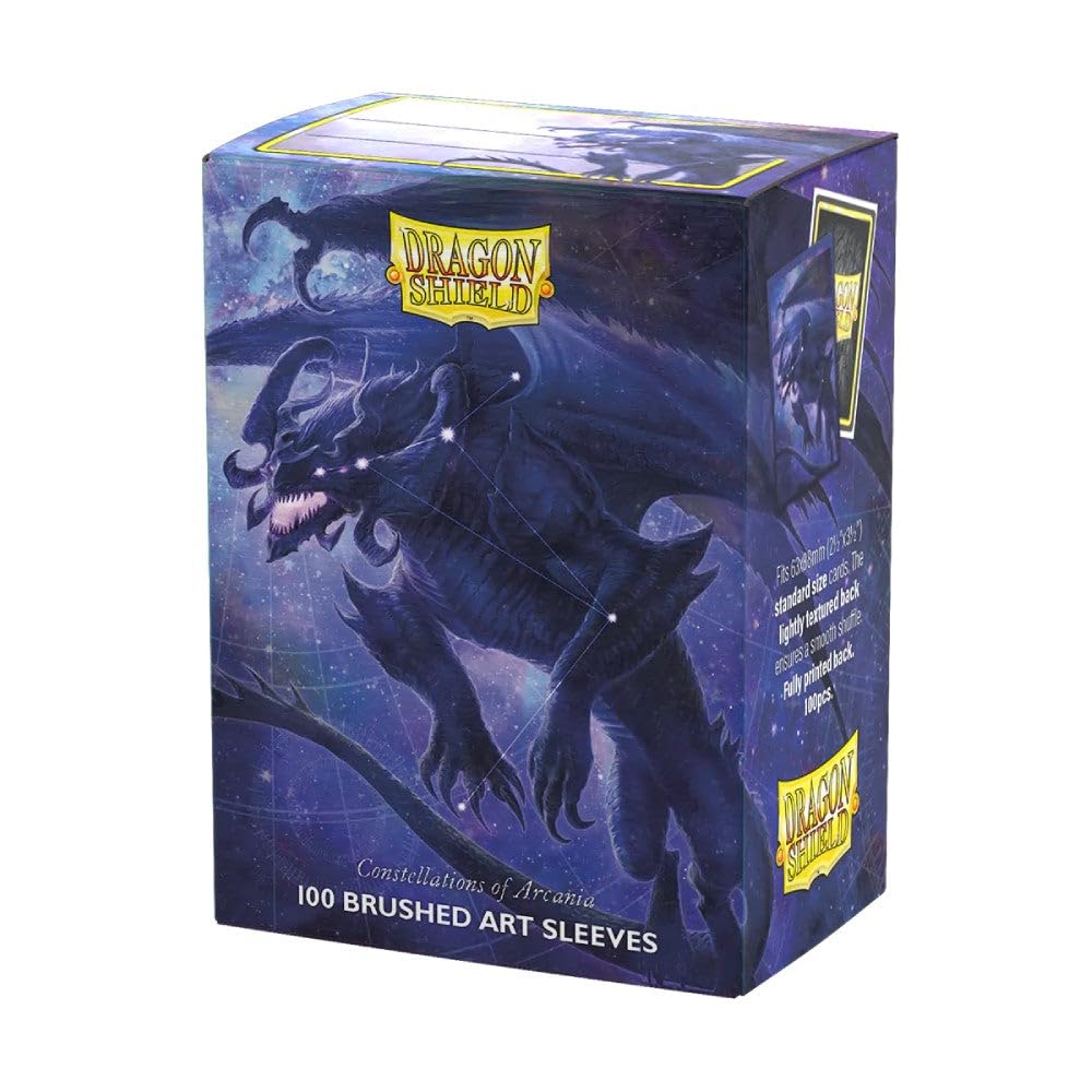 

Dragon Brushed Art Signoir 100 шт. Матовые протекторы для карт с рисунком, совместимые с Magic the TCG LCG Protection Shield Constellation - - Gathering, Pokemon,