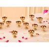 Brass Lotus Diya for Puja Set of 12 - Lotus Flower Diya for Pooja Room , Temple , Mandir, Office, Oil Lamp Diya for Home Decoration