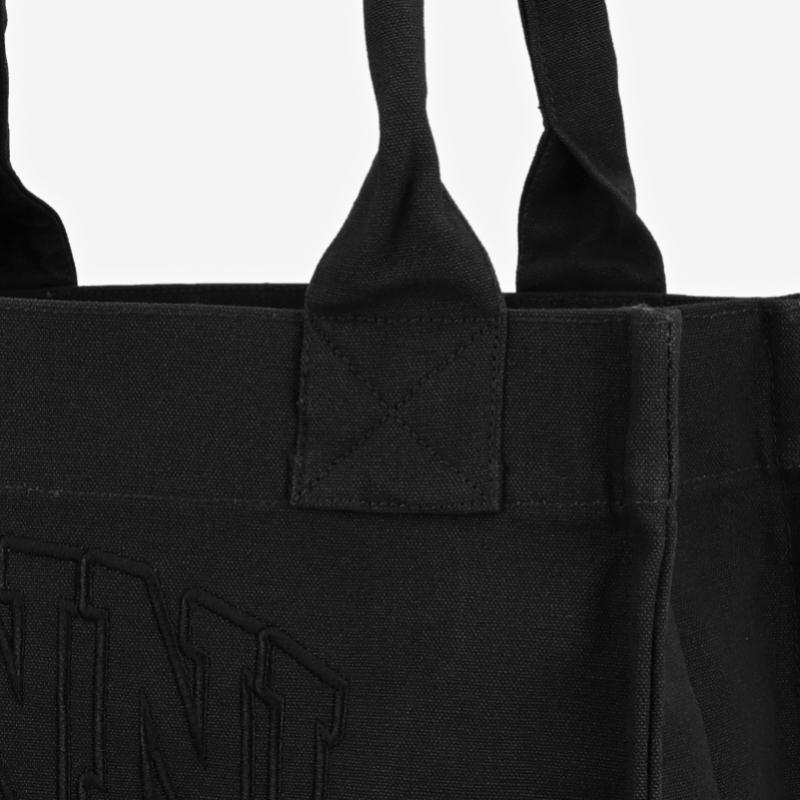 Ganni Große Einkaufstasche mit Welpenlogo A7158 252