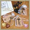 Set da 50 Pezzi Regalo Matrimonio Apribottiglie Chiave Vintage Scatoline Portaconfetti Biglietto di Ringraziamento per gli Ospiti Decorazione Festa di Matrimonio Artigianato Fai da Te