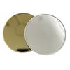 Pack of 10 Engraving Mirrored Blanks Challenge Coin Solid Brass Plated 40mm with Clear Protective Case for Crafting