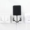 Convenient Wall Mounted Compartment Remote Control Storage Box Mobile Phone Charging Stand Office Supplies Storage Box