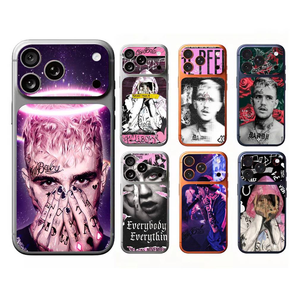 Emo Rapper Lil Peep For IPhone 17 Pro 17 Pro Max Rear Skin Wrap Decal Protective Sticker