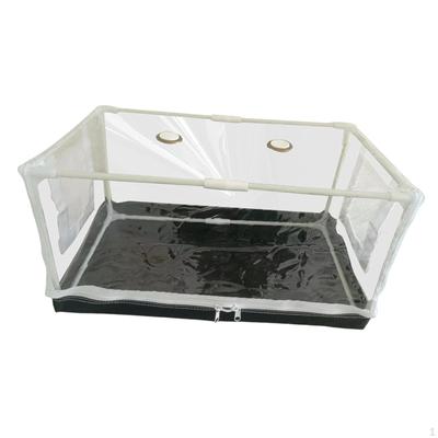 Mushroom Grow Tent Kit Container Folding Clear Horticulture Supplies Greenhouse