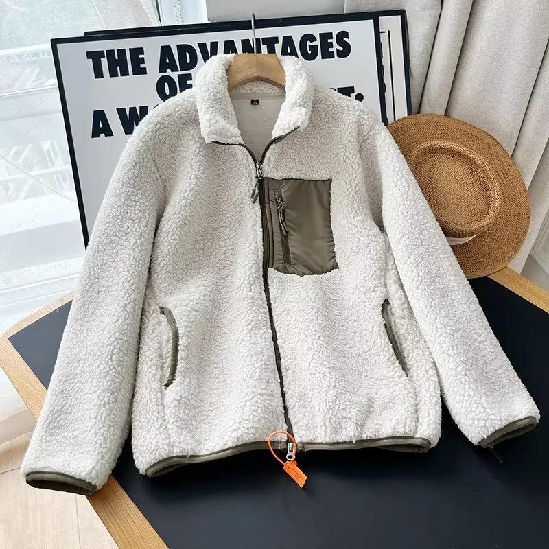 Winter Winddichte Lammwolle Fleece Sherpa Jacke für Herren & Damen