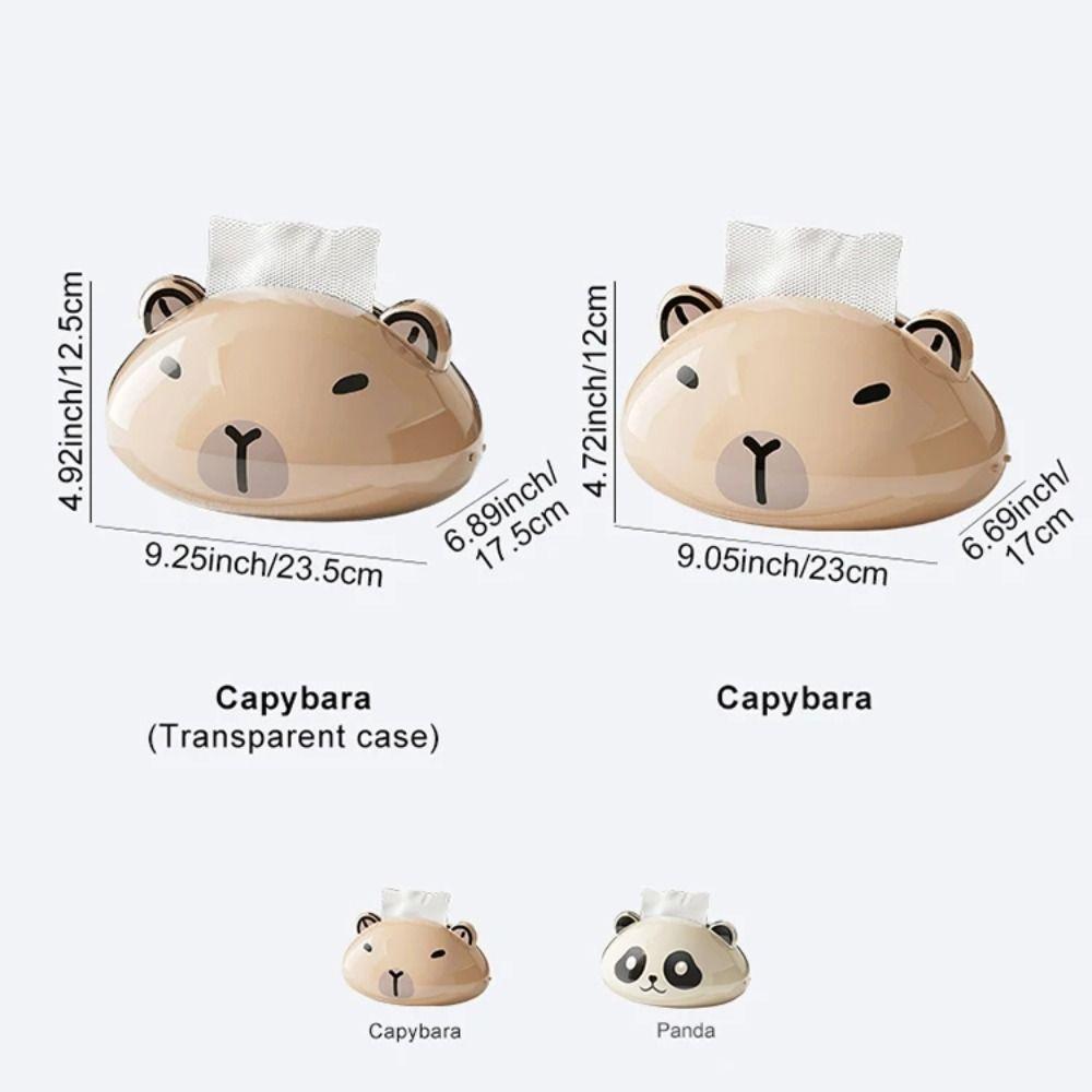 Animal Paper Towel Case Magnetic Panda Paper Container Durable Paper Towel  Dispenser  Kitchen