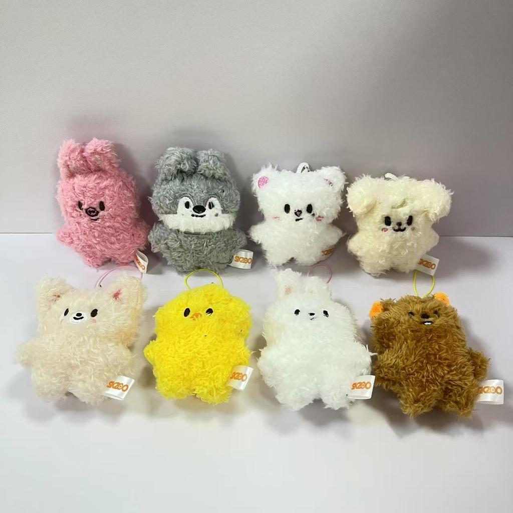 Keychain Plush Skzoo Plush Toy Korean Idol Boy New Cartoon Cute Pendant Toy Fan Collection Gift Children'S Gift