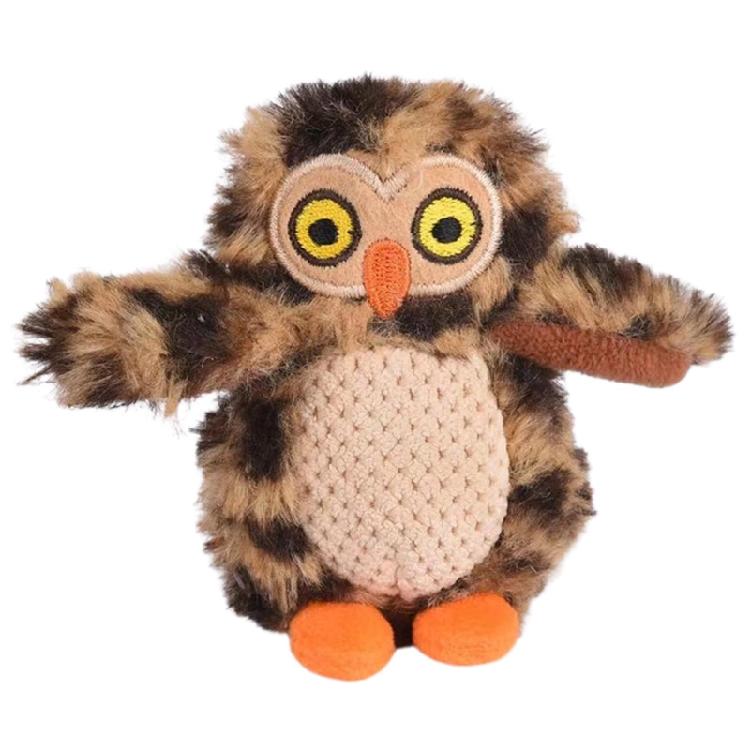 

Plush Dog Toy Hide & Seek Burrow Puzzle Toys Stuffed Woodland Squeak Animals