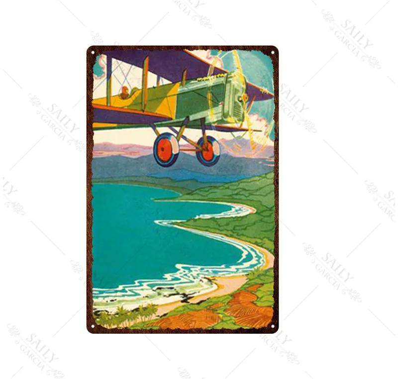 Africa City Sign Vintage Metal Sign Christmas Gift Metal Plates for Wall Art Retro Home Kids Room Decor Metal Poster 30X20Cm