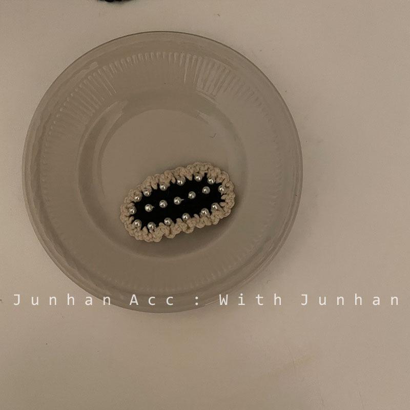 

Mary Jane Women s Knitted Hairpin Clip for Bangs