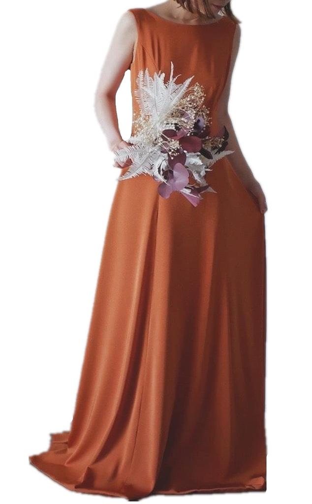 Farbiges Foto-Langkleid, Pre-Foto-Shooting, Kleid, ärmellos, Hochzeit, schlicht, Hochzeit, After-Party, Kleid, Meerjungfrau, After-Foto-Shooting,