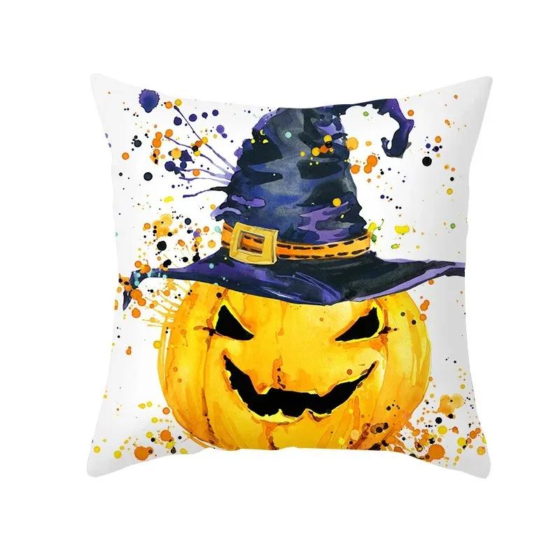 Taie d'Oreiller Thème Halloween, Voiture Fantôme, Horreur, Bureau, Salon, Canapé