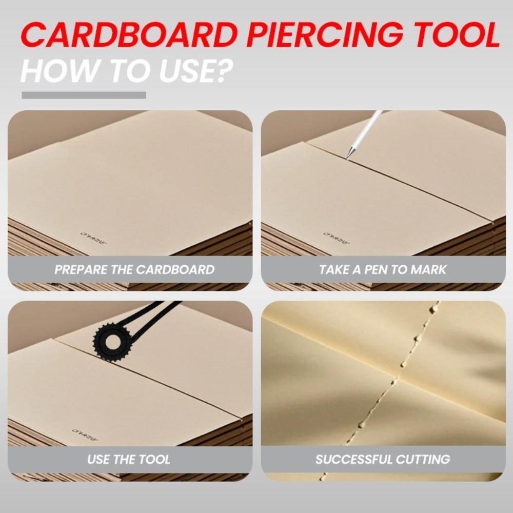DIY Cardboard Box Punch PLA Hand Tool New Cardboard Perforation Tool