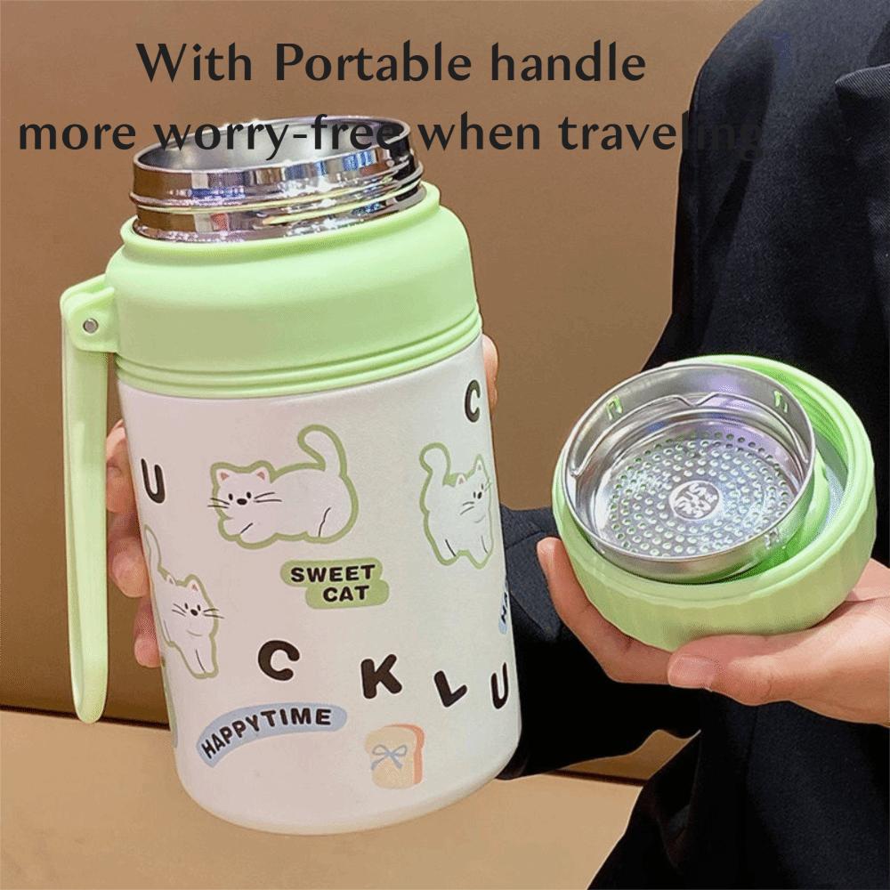 316 Stainless Steel Coffee Cup with Filter Mug Cute Thermal Cup  Outdoor