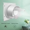 4inch Bathroom Exhaust Fan With Humidity Sensors Auto Activation Quiet Operation IPX4 Waterproof for Molds Prevent