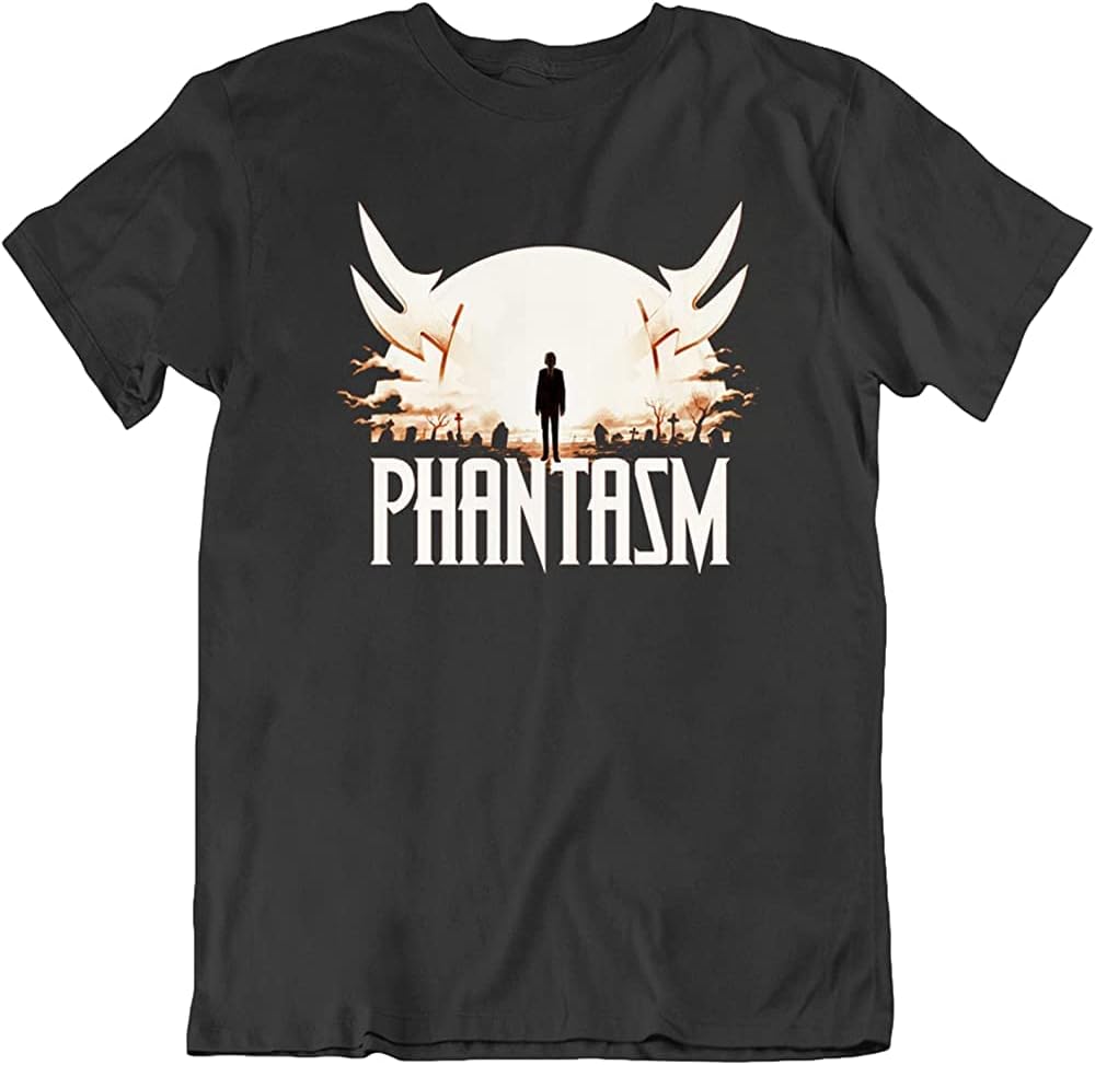 Phantasm T Shirt Tee 80 s Sci Fi Cult Horror Movie Retro Fan Gift Black M чёрный