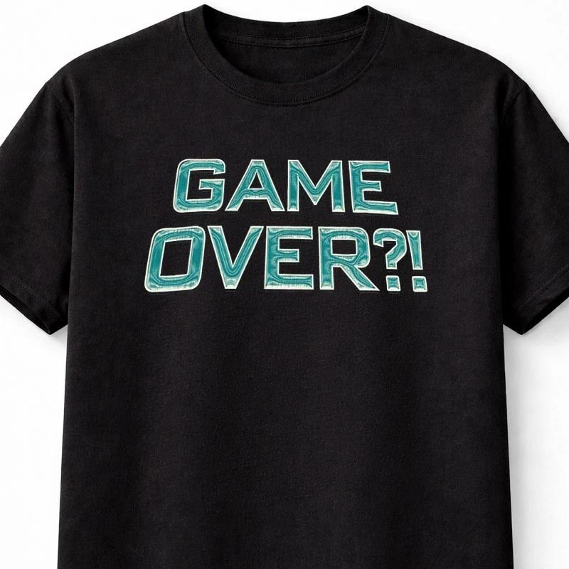 Triple H HHH Game Over Gaming Wrestling Unisex T Shirt Funny Gamer Tee S