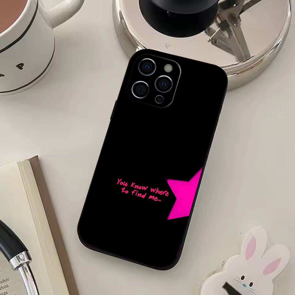 

Hot popular Band T-TV Girl Phone Case For IPhone 17,16,15,14,13,12,11,Plus,Pro,Max,Plus,XS,soft case Black silicone iPhone13
