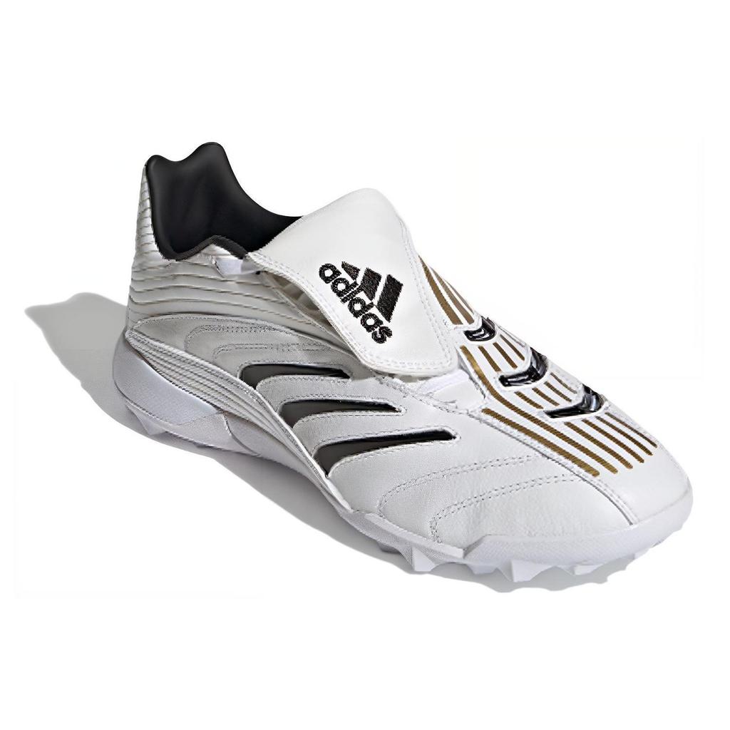 adidas Predator TF Turf Abrasion Resistant Abrasion Resistant Soccer Shoes Men's White Black FX0277