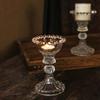 Zen Windproof Glass Candlestick: Elegant Lampshade for Tea Rooms & Weddings