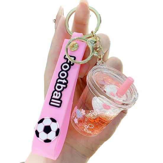 Football Keychain Pendant, 2026 Soccer Game Themed Key Chain, Flexible Strap Football Match Key Ring for Cars Party