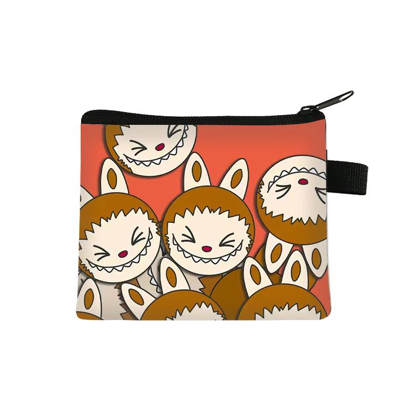 New Labubu Children's Coin Purse Student Cartoon Bag Trendy Mini Storage Bag
