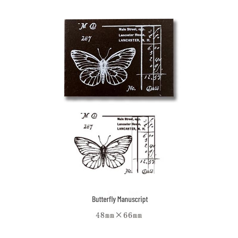 Retro Floral Wood Stamps for Simple Versatile Journals & Watercolor Art