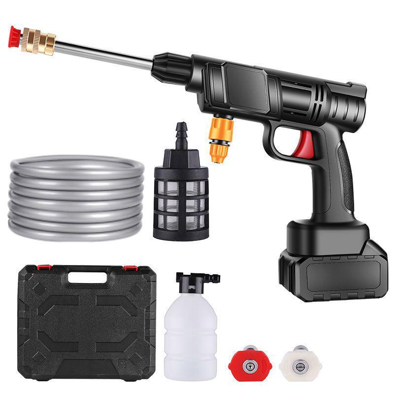 Portable High-Pressure Cordless Car Wash Gun with Rechargeable Battery
