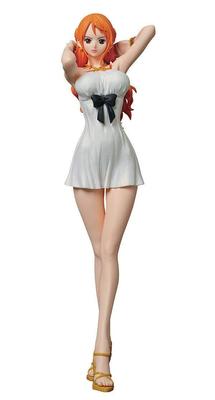 Nami Piece GLITTER GLAMOURS ONE PIECE FILM GOLD NAMI MOVIE STYLE Nami Anime Figurka Cena (Bílá ver.) (One & Banpresto)