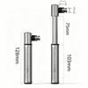 Mini Size Mini Bike Pump Aluminum Zinc Zinc Alloy Cycling Pump Mini Air Pump  Household