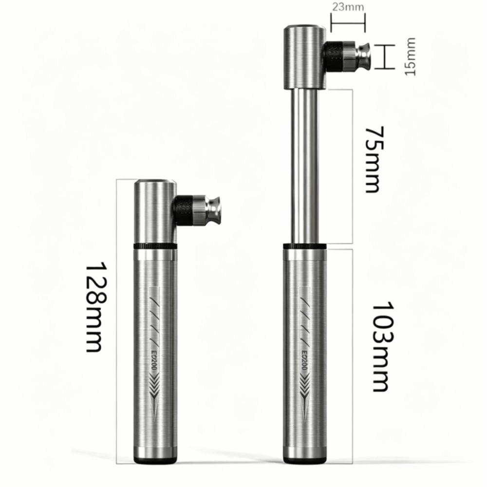 Mini Size Mini Bike Pump Aluminum Zinc Zinc Alloy Cycling Pump Mini Air Pump Household