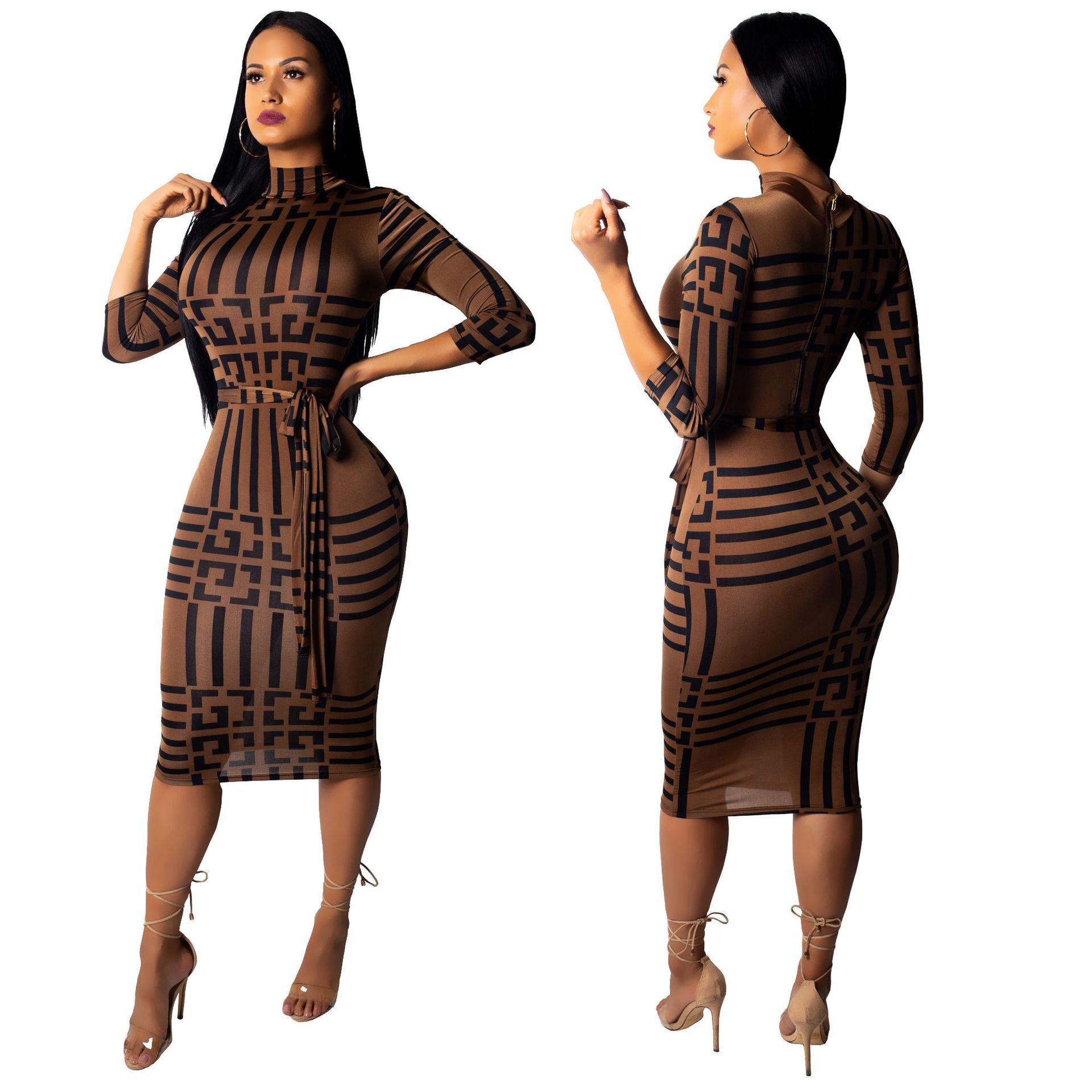 

Женский комбинезон в европейском и американском стиле с цифровым принтом XXL коричневый