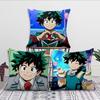 Anime M-My H-Hero Academia Izuku Midoriya Cushion Cover Living Room Headboard Office Bedroom Cushion Sofa Nap Time Pillow Case
