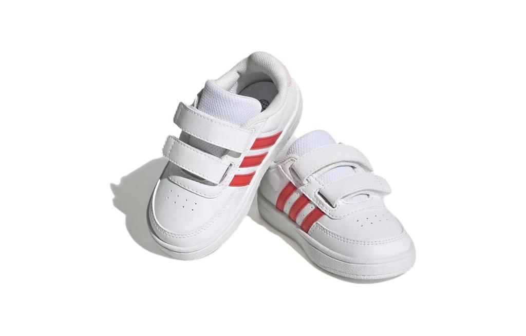 Adidas Focus Breathein Breaknet 2.0 Abrasion Resistant Abrasion Resistant Low top Toddler Shoes White Red HP8974