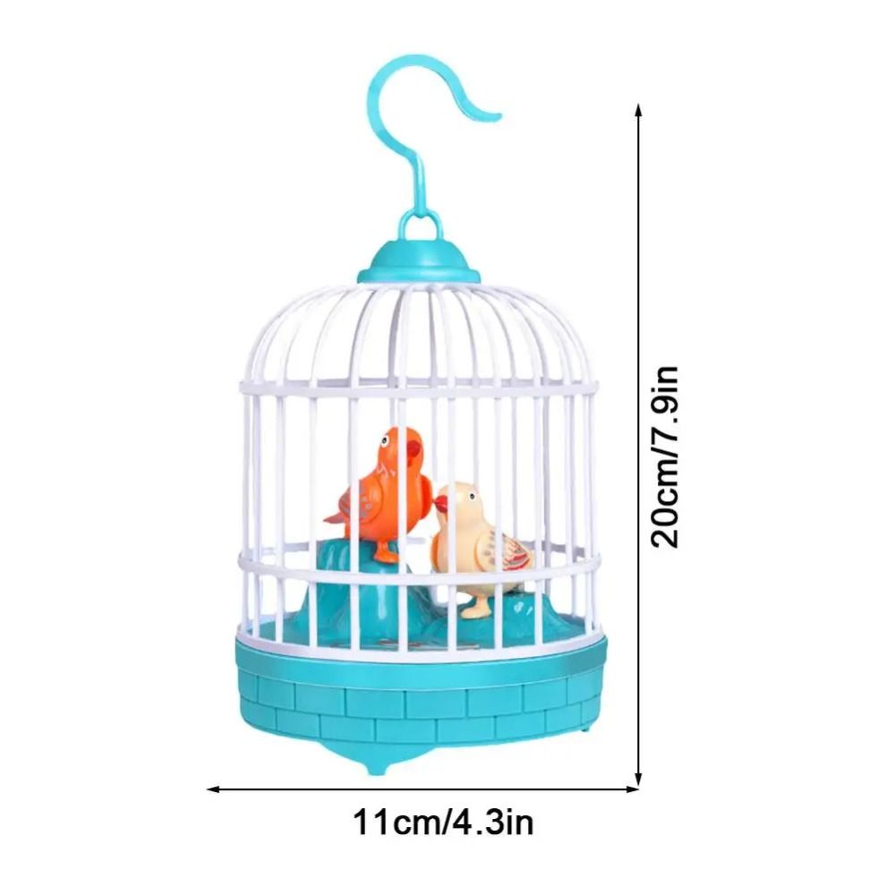 Parrot Cage Talking Electric Bird Realistic Voice Simulation Bird Cage Entertainment
