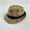 Kinder-Fedora für Frühling & Sommer: Strohhut für Jungen & Mädchen, Sonnenschutz, Reise- & Strandbekleidung, Britischer Stil.