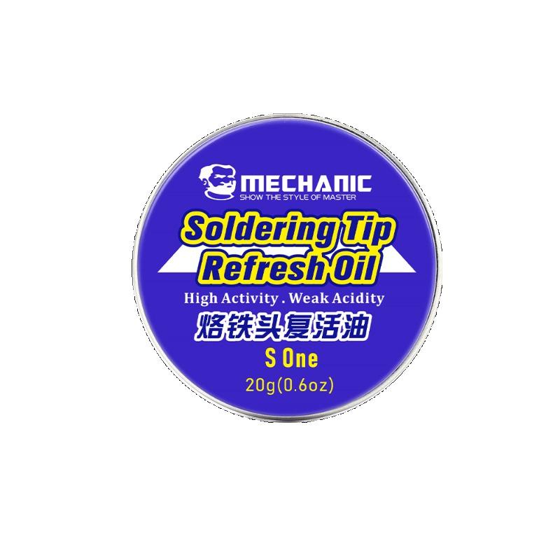 MECHANIC S ONE Electrical Welding Iron Tip Refresher Clean Paste Welding Flux Cream for Oxide Welding Iron Head Resurrection