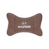 Suede Headrest Car Breathable Memory Foam Neck Pillow For Hyundai Creta Matrix Bayon Venue Veloster Tucson Accent Kona Elantra vfis9