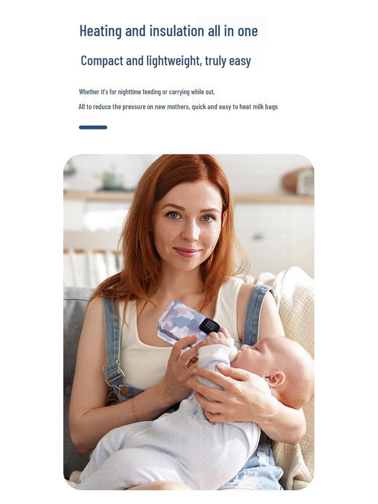 Universal Portable Baby Bottle Warmer: Insulated Sleeve for Travel and Home