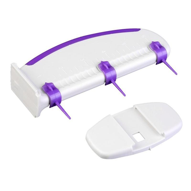 New Baking Sugar Cake Mould Solid Ruler Measure Cake Biscuit Marking Ruler West Point