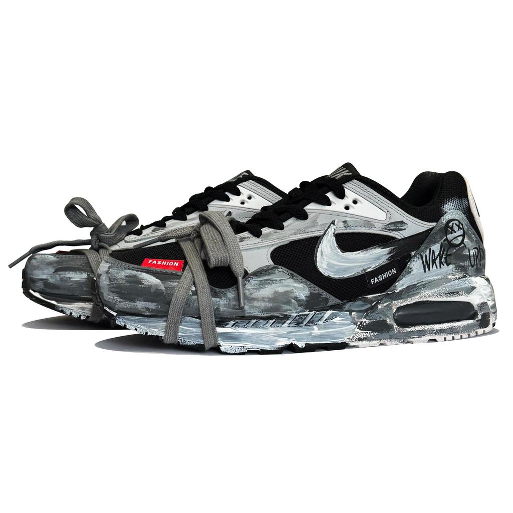 Nike Air Max Correlate Awake Antypoślizgowe Odporne na ścieranie Niskie Buty Codzienne Unisex Czarny Szary 511416-011(TeamK-)