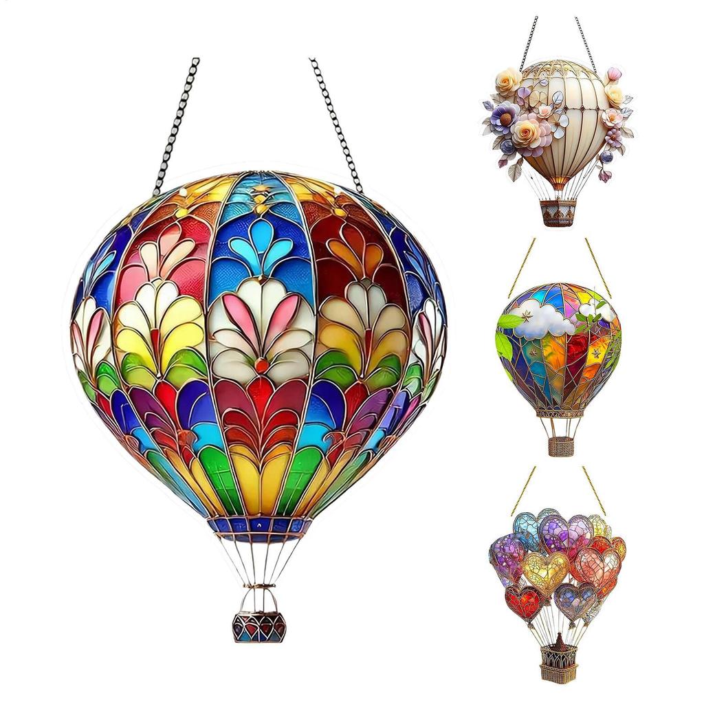 Acryl Flacher Anhänger Liebesballon Heißluftballon Laterne Valentinstag Dekoration Für Zuhause Rasen Garten Veranda Hof Ornamente