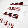 3D ABS A35 A45 A45s Chrome Black Red Logo Letters Badge Car Fender Trunk Rear POIGUIG Logo Sticker Emblem For W176 W177