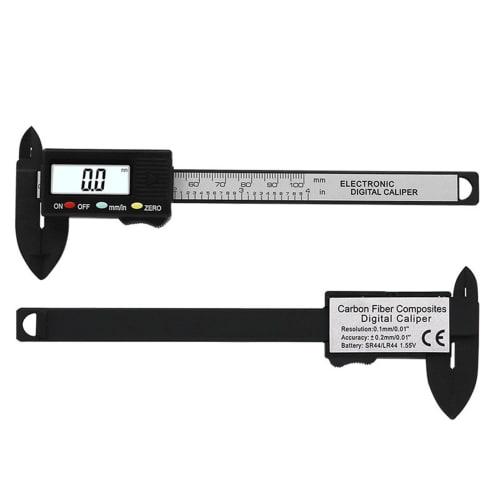 Small Digital Caliper, Practical Digital Caliper, Compact Electronic Precision Gauge Tool with Inch/Millimeter Conversion, 0-100mm Measuring Ruler, Sc