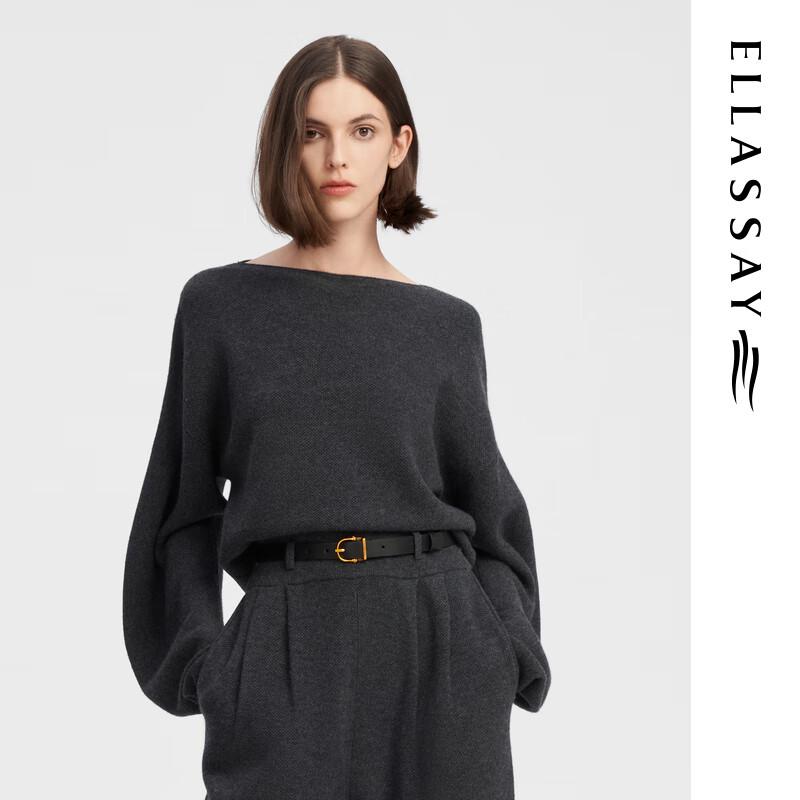 ELLASSAY Women's Merino Wool Blend Pullover Sweater